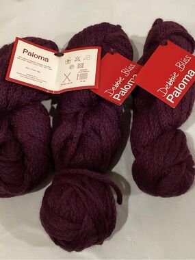 4 hanks of Debbie Bliss Paloma bulky yarn